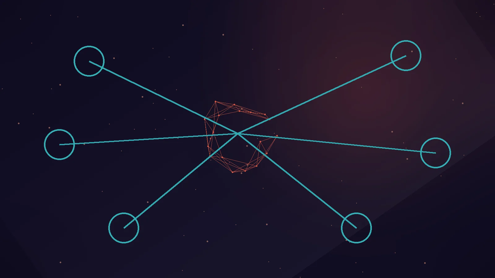 Illustrated branching risk map flowing from an AI core toward cyber, biological, infrastructure, military, and control hazards around the globe.